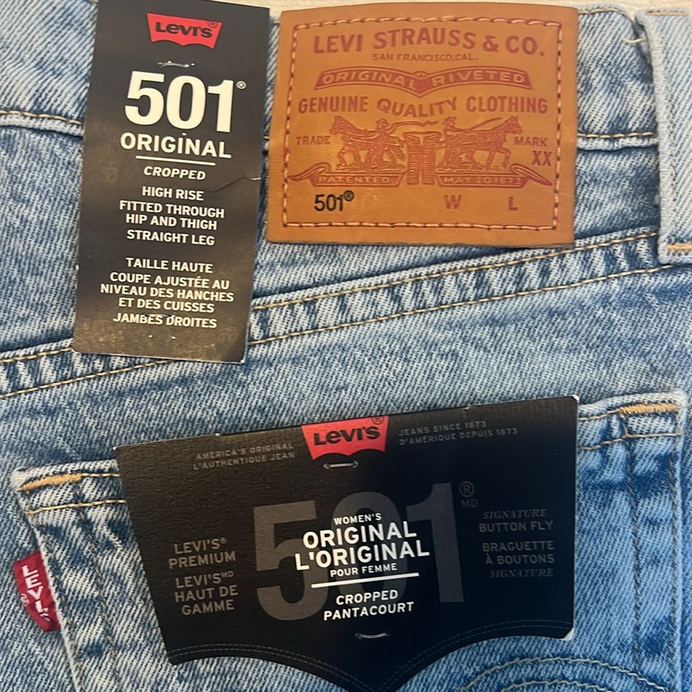 501 original Levi’s cropped